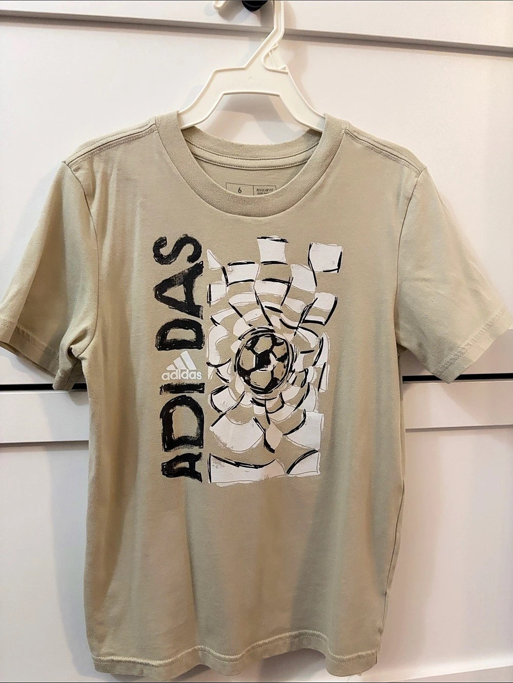 adidas Graphic Tee Size 6